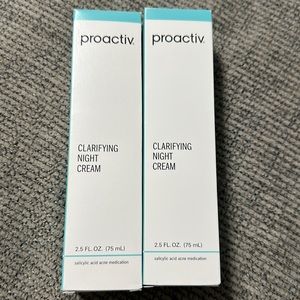 Proactiv Clarifying Night Cream. New sealed (2) 2.5 fl. Oz. EXP 06-2022 10-2022